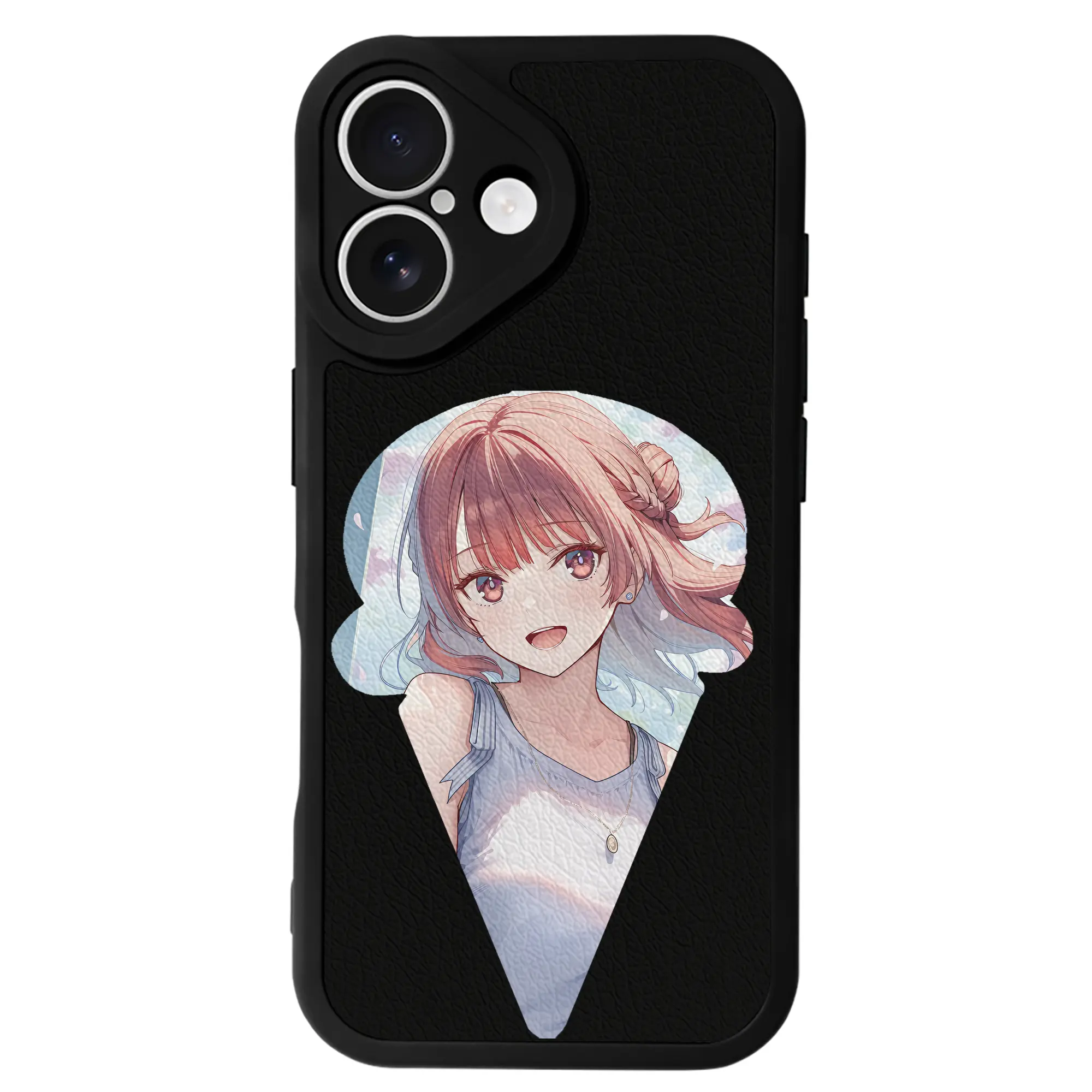 ブルーロック グッズ 帝襟 安里 - IPhone 16シリーズ対応 ・ シリコンスマホケース ・ レザー調 ・ 高精度フィット ・ 耐衝撃 ・ ワイヤレス充電対応 ・ 精密カット